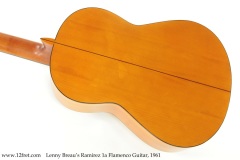 Lenny Breau's Ramirez 1a Flamenco Guitar, 1961 Back View