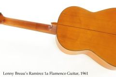 Lenny Breau's Ramirez 1a Flamenco Guitar, 1961 Full Rear View