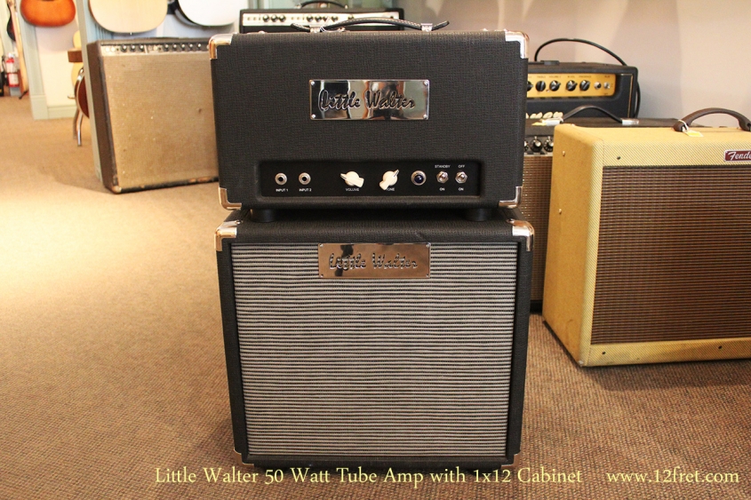 Little Walter 50 Watt Tube Amp with 1x12 Cabinet Full Front View