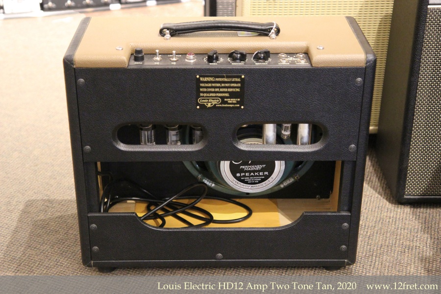 Louis Electric HD12 Amp Two Tone Tan, 2020 Controls View