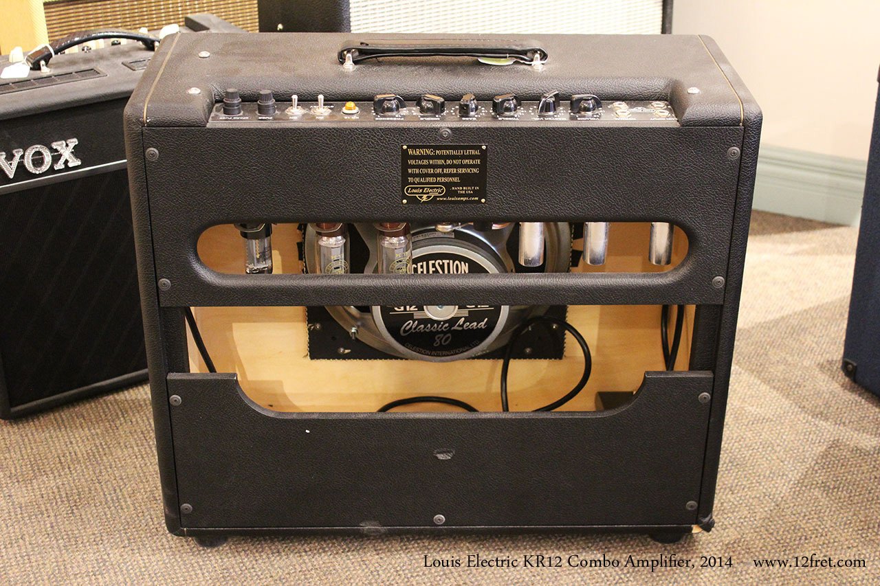 Louis Electric KR12 Combo Amplifier, 2014 Full Rear View