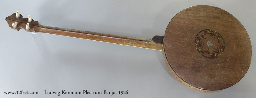 Ludwig Kenmore Plectrum Banjo, 1926 Full Rear View