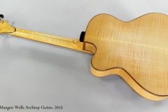 Maegen Wells Archtop Guitar, 2015  Full Rear View
