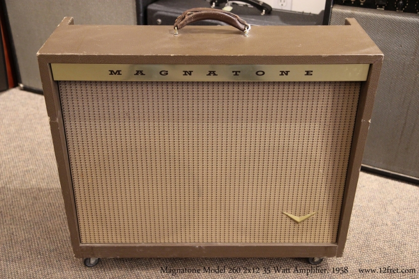 Magnatone Model 260 2x12 35 Watt Amplifier, 1958  Full Front View