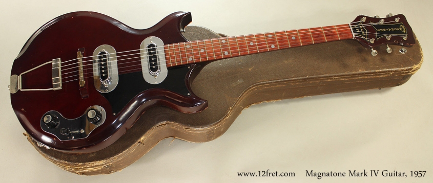 Magnatone Mark IV Guitar, 1957 Full Front View