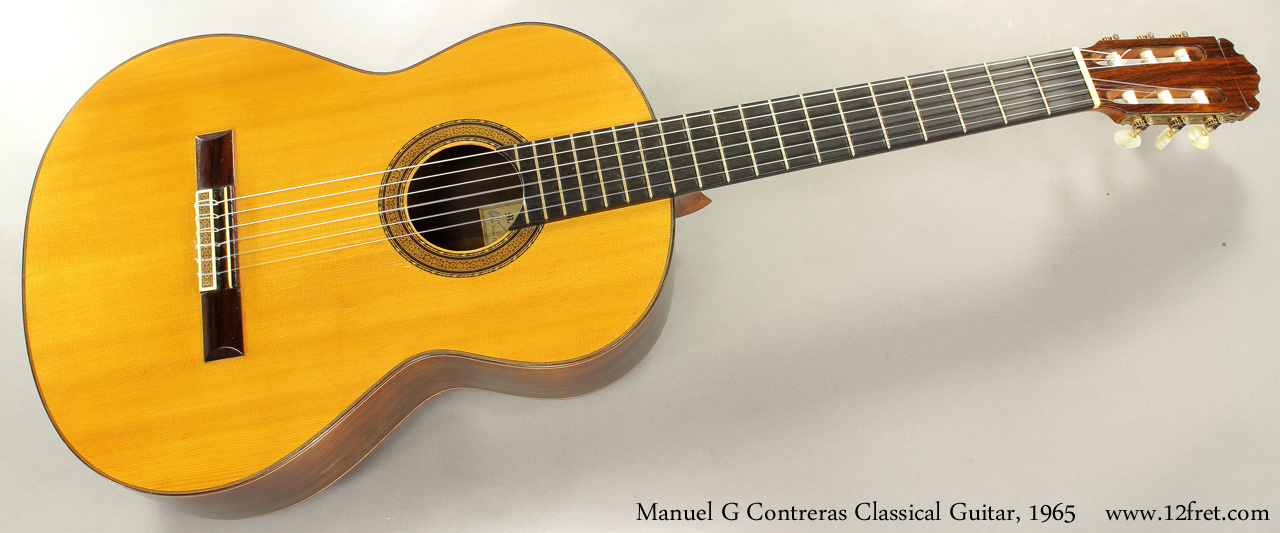 zonnebloem Comorama Verstenen 1965 Manuel G Contreras Classical Guitar | www.12fret.com