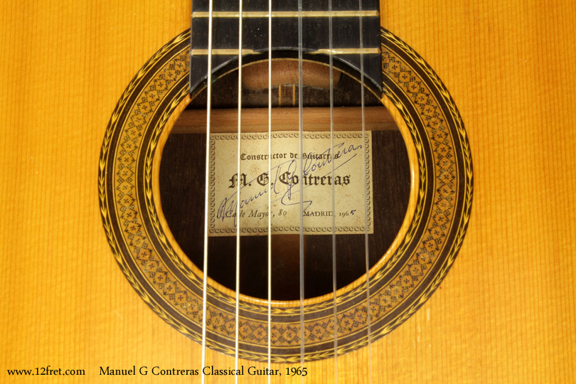 Manuel contreras guitar for sale deals