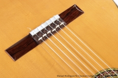 Manuel Rodriguez Sr. Classical Guitar, 1969 Bridge Detail View