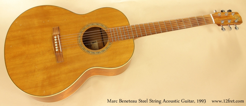 Marc Beneteau Steel String Acoustic 1993 full front view