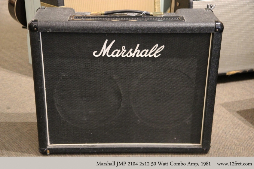 Marshall JMP 2104 2x12 50 Watt Combo Amp, 1981 Full Front View