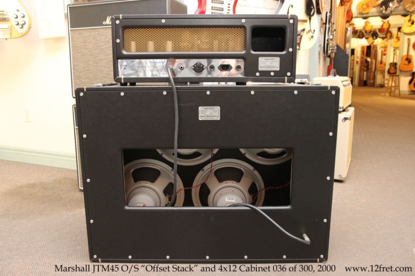 Marshall JTM45 OS "Offset Stack" No. 36 of 300, 2000 Full Rear View