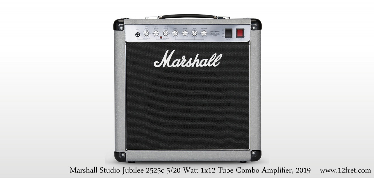 Marshall Silver Jubilee Studio 2525c 5/20 Watt 1x12 Tube Combo Amplifier Full Front View