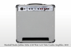 Marshall Silver Jubilee Studio 2525c 5/20 Watt 1x12 Tube Combo Amplifier Full Rear View