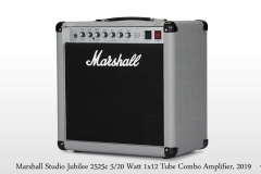 Marshall Silver Jubilee Studio 2525c 5/20 Watt 1x12 Tube Combo Amplifier Oblique Left View