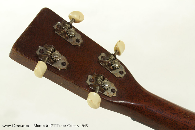 Martin 0-17T Tenor Guitar 1945 head rear view