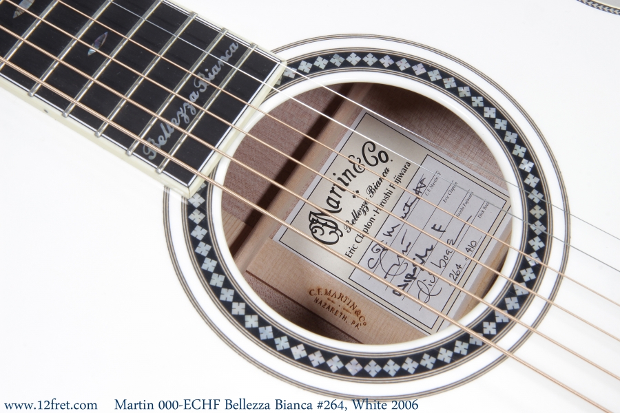 Martin 000-ECHF Bellezza Bianca #264, 2006 | www.12fret.com Martin 000-ECHF Bellezza Bianca #264, 2006 | www.12fret.com