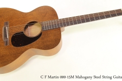 C F Martin 000-15M Mahogany Steel String Guitar Full Front View