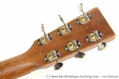 C F Martin 000-15M Mahogany Steel String Guitar Head Rear View