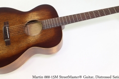 Martin 000-15M StreetMaster® Guitar, Distressed Satin Full Front View