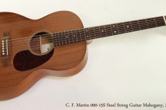 C. F. Martin 000-15S Steel String Guitar Mahogany, 2006  Full Front View