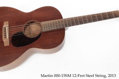 Martin 000-15SM 12-Fret Steel String, 2013 Full Front View