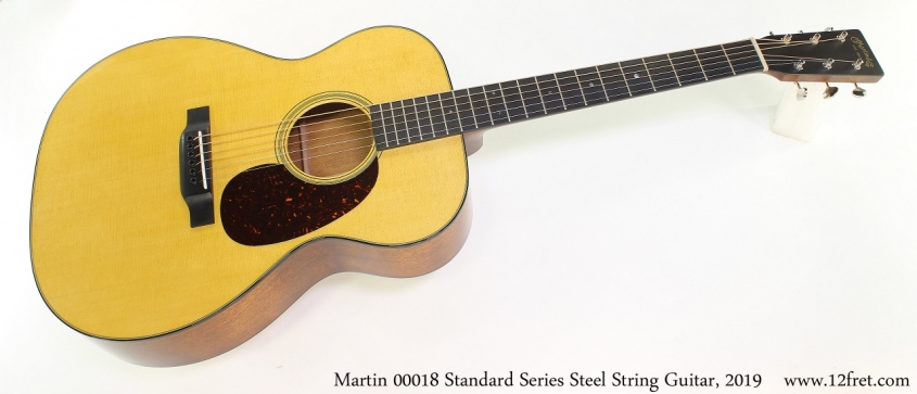 Martin 00018 Standard Steel String Guitar, 2019 Full Front View