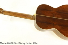 Martin 000-28 Steel String Guitar, 1924 Full Rear View