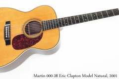 Martin 000-28 Eric Clapton Model Natural, 2001 Full Front View