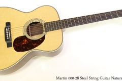 Martin 000-28 Steel String Guitar Natural Full Front View