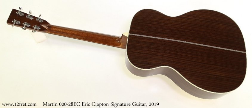 Martin 000 28EC Eric Clapton Signature Guitar, 2019 Full Rear View