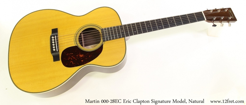 Martin 000-28EC Eric Clapton Signature Model, Natural Full Front View