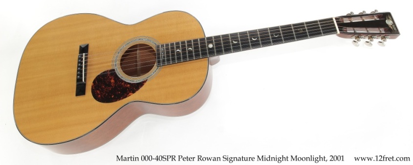 Martin 000-40SPR Peter Rowan Signature Midnight Moonlight, 2001 Full Front View
