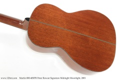 Martin 000-40SPR Peter Rowan Signature Midnight Moonlight, 2001 Back View