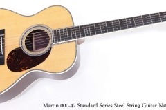 Martin 000-42 Standard Series Steel String Guitar Natural Full Front View