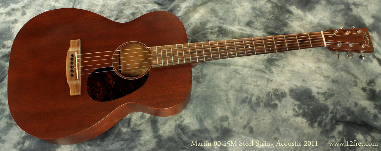 Martin 00-15M Steel String Guitar 2011 full front view