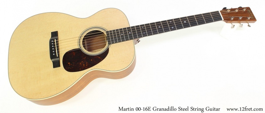 Martin 00-16E Granadillo Steel String Guitar Full Front View