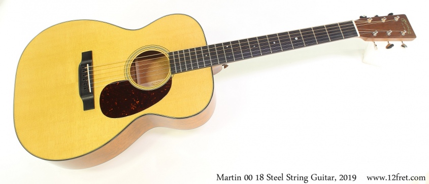 Martin 00 18 Steel String Guitar, 2019 Full Front View