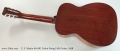 C. F. Martin 00-18G Nylon String Folk Guitar, 1958 Full Rear View