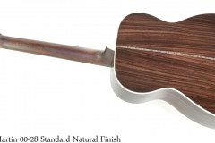 Martin 00-28 Standard Natural Finish Full Rear View