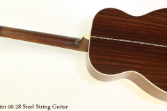 Martin 00 28 Steel String Guitar Full Rear View