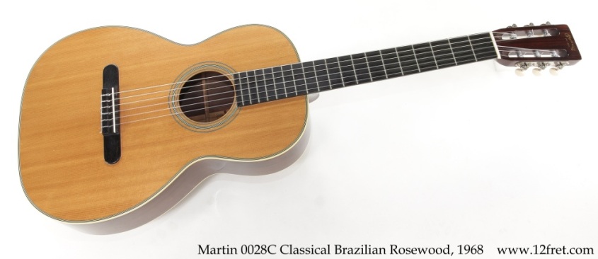 Martin 00-28C Classical Brazilian Rosewood, 1968 Full Front View