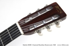 Martin 00-28C Classical Brazilian Rosewood, 1968 Head Front View