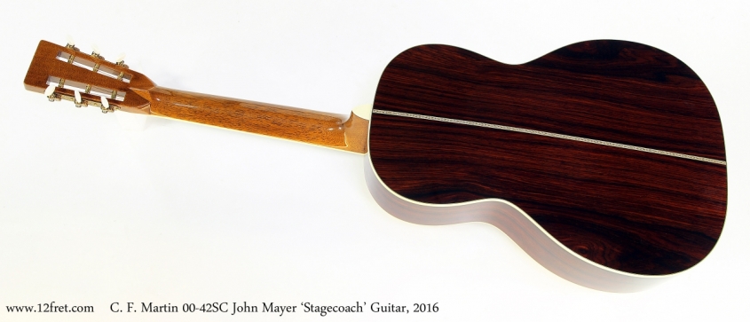 C. F. Martin 00-42SC John Mayer 'Stagecoach' Guitar, 2016  Full Rear View