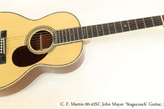 C. F. Martin 00-42SC John Mayer 'Stagecoach' Guitar, 2016  Full Front View