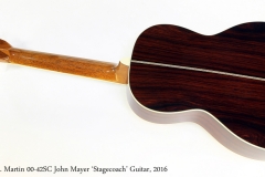 C. F. Martin 00-42SC John Mayer 'Stagecoach' Guitar, 2016  Full Rear View