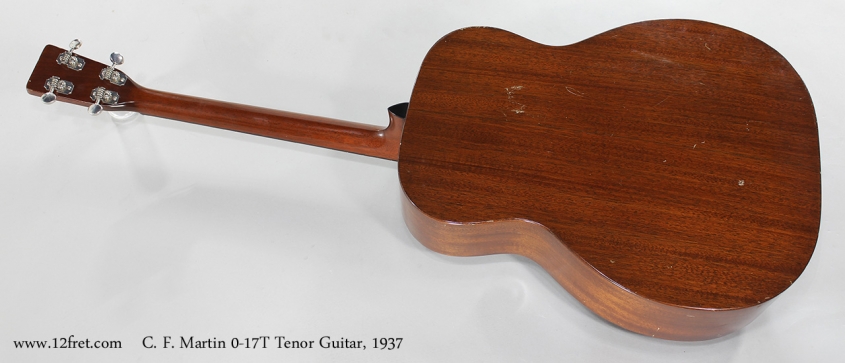 C. F. Martin 0-17T Tenor Guitar, 1937 Full Rear View