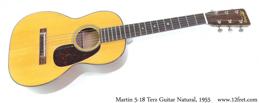 Martin 5-18 Terz Guitar Natural, 1955 Full Front View