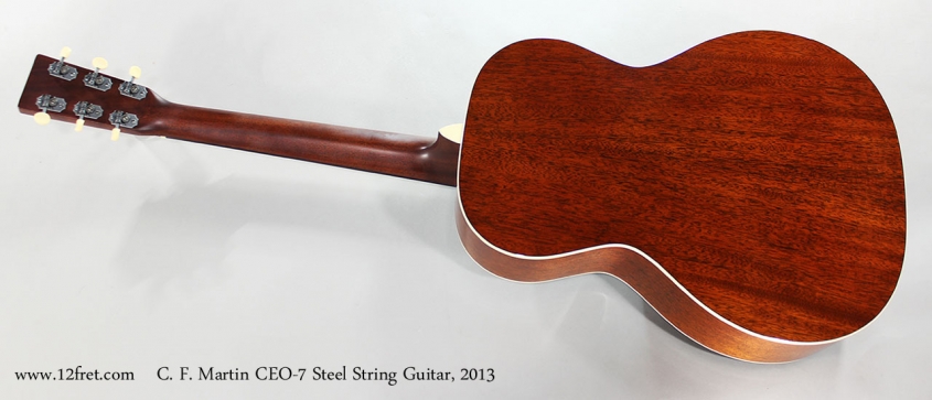 C. F. Martin CEO-7 Steel String Guitar, 2013 Full Rear View