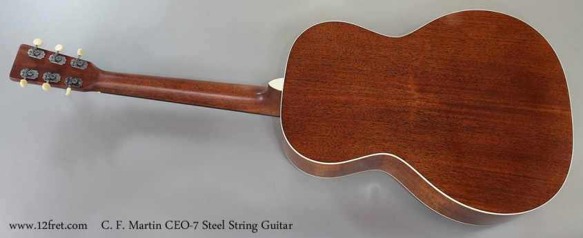 C. F. Martin CEO-7 Steel String Guitar Full Rear View