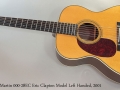 C. F. Martin 000-28EC Eric Clapton Model Left Handed, 2001 Full Front View